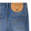 Stretch cotton jeans LANVIN for GIRL