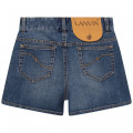 Denim shorts LANVIN for GIRL