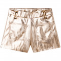 Gold shorts LANVIN for GIRL