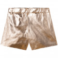 Gold shorts LANVIN for GIRL
