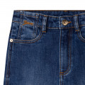Baumwoll-Jeans mit Stickerei LANVIN Für MÄDCHEN