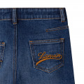 Baumwoll-Jeans mit Stickerei LANVIN Für MÄDCHEN