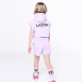 Combinaison short à capuche LANVIN pour FILLE