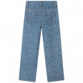 Jeans wide fit in cotone LANVIN Per BAMBINA