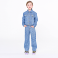 Wide-legged cotton jeans LANVIN for GIRL