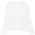 Cotton and modal jersey T-shirt LANVIN for GIRL