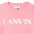 Cotton and wool knitted jumper LANVIN for GIRL
