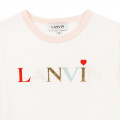 T-shirt à manches courtes LANVIN pour FILLE