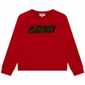 Sweatshirt with logo LANVIN for GIRL