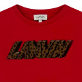 Sweat-shirt avec logo LANVIN pour FILLE