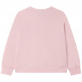 Sweatshirt with sparkly logo LANVIN for GIRL