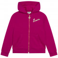 Hooded fleece zip jumper LANVIN for GIRL