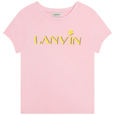 T-shirt imprimé en coton LANVIN pour FILLE