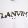 Short-sleeved cotton T-shirt LANVIN for GIRL