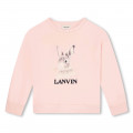 Sweat-shirt molletonné LANVIN pour FILLE