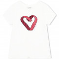 Lace-style printed T-shirt LANVIN for GIRL