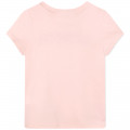 Lace-style printed T-shirt LANVIN for GIRL