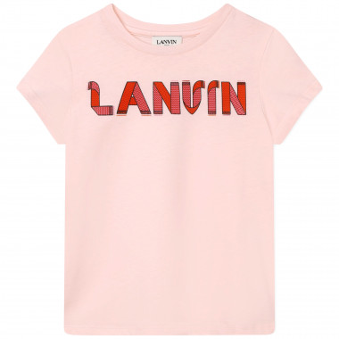 T-Shirt mit Schleifen-Print LANVIN Für MÄDCHEN