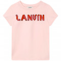 T-shirt met veterprint LANVIN Voor