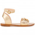Leather sandals LANVIN for GIRL