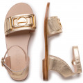 Leather sandals LANVIN for GIRL