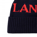 Knitted cotton and wool cap LANVIN for BOY