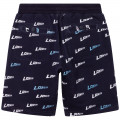 Printed fleece shorts LANVIN for BOY
