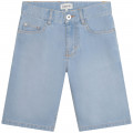Bermuda in jeans di cotone LANVIN Per RAGAZZO