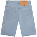 Bermuda in jeans di cotone LANVIN Per RAGAZZO
