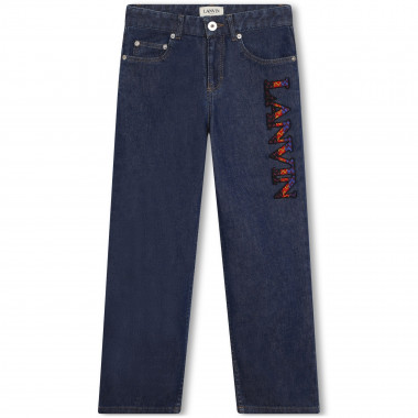 Jeans dritti in misto cotone LANVIN Per RAGAZZO