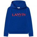 Sweat à capuche en molleton LANVIN pour GARCON