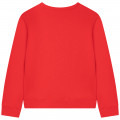 Printed cotton fleece sweatshirt LANVIN for BOY