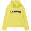 Printed hooded cotton sweatshirt LANVIN for BOY