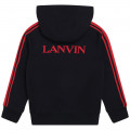 Hooded fleece cardigan LANVIN for BOY