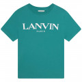 Katoenen T-shirt korte mouwen LANVIN Voor