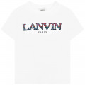 Katoenen T-shirt korte mouw LANVIN Voor