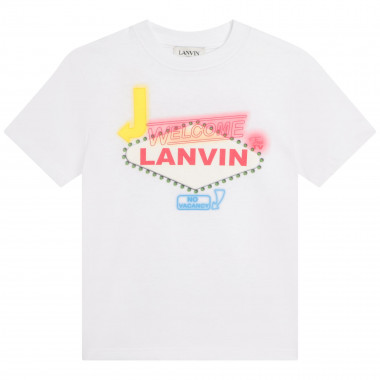 T-shirt imprimé en coton LANVIN pour GARCON