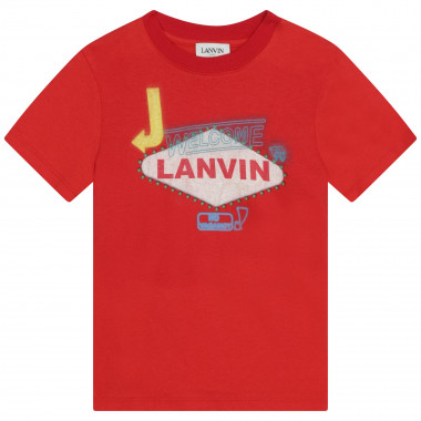 Printed cotton T-shirt LANVIN for BOY