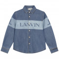 Chemise en jean LANVIN pour GARCON