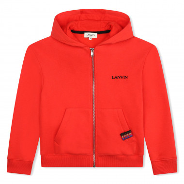 Embroidered hooded sweatshirt LANVIN for BOY