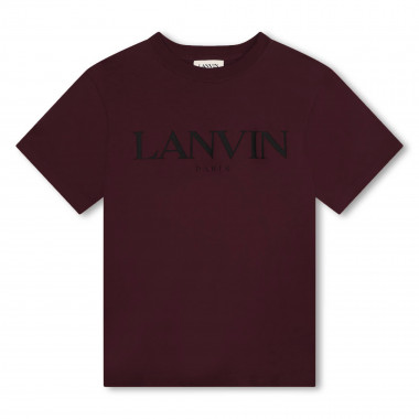 Camiseta con logo estampado LANVIN para NIÑO