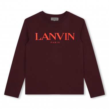 T-shirt con logo a contrasto LANVIN Per RAGAZZO