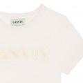 T-shirt maniche corte con logo LANVIN Per BAMBINA