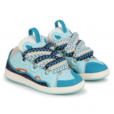 Lace-up leather trainers LANVIN for BOY