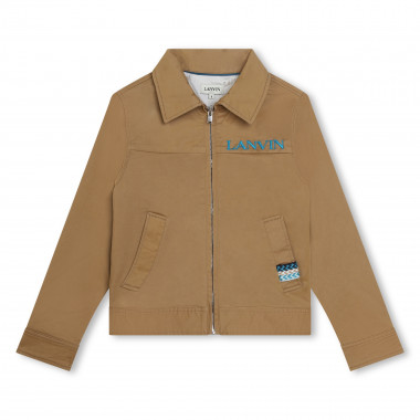 Embroidered zip-up jacket LANVIN for BOY