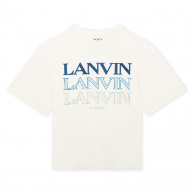 Katoenen T-shirt, korte mouwen LANVIN Voor