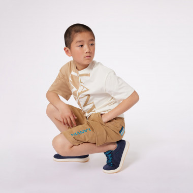 Cotton shorts with front pleat LANVIN for BOY