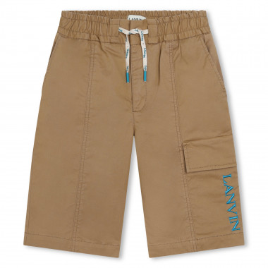 Cotton shorts with front pleat LANVIN for BOY
