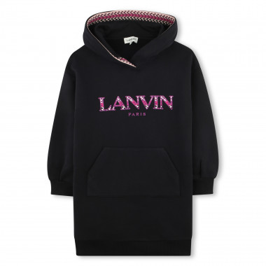 Robe sweat-shirt en molleton LANVIN pour FILLE