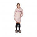 Robe sweat-shirt en molleton LANVIN pour FILLE